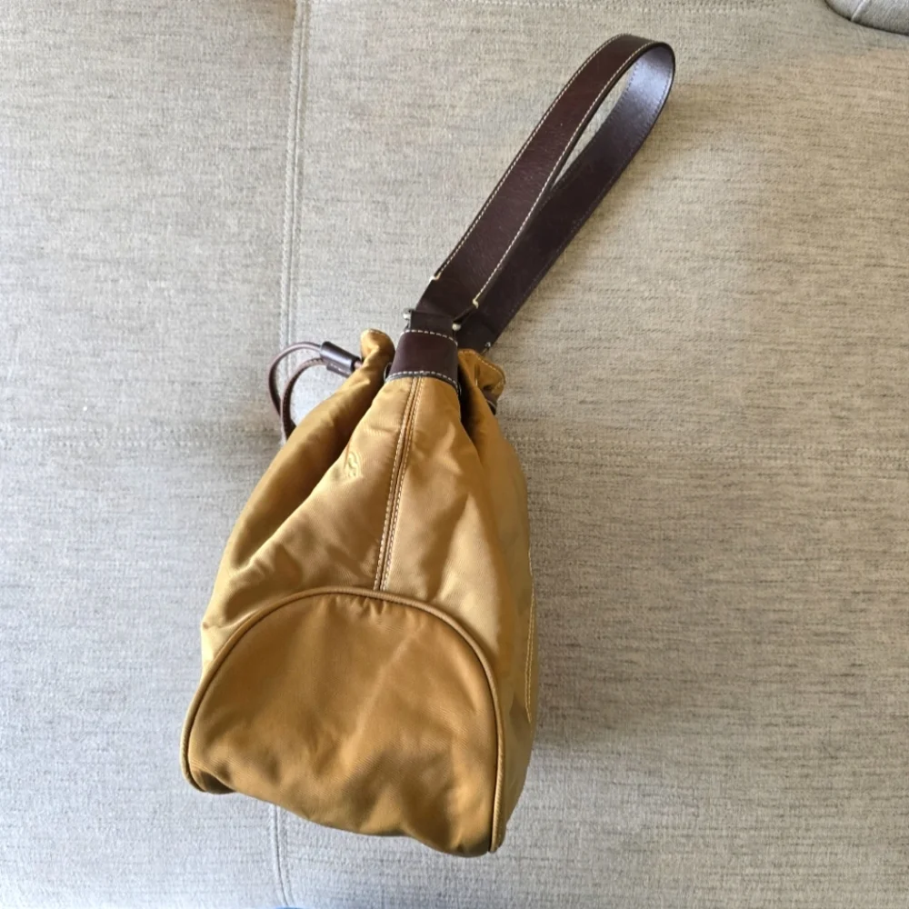 Dooney & Bourke Copper Wayfarer Drawstring Bucket Bag - Picture 4 of 8